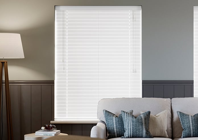 Copenhagen, Classic White Satin - Motorised Venetian Blind - Image 6